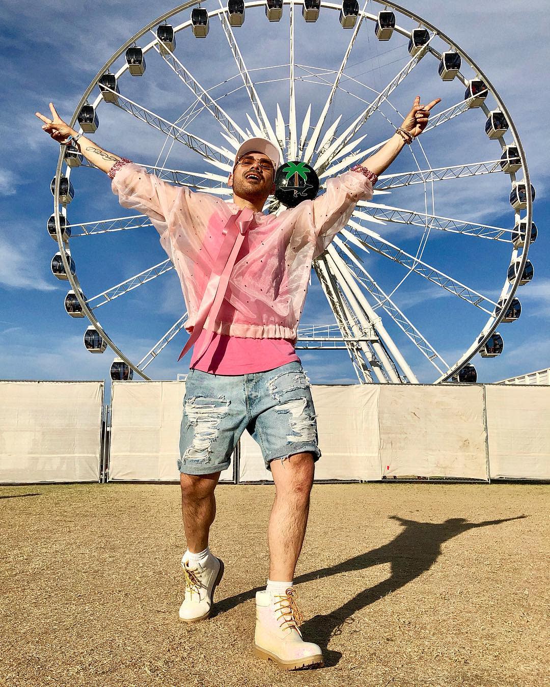 Open Shirt and Shorts Coachella Outfits Men -thejpgcreative